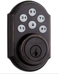 Kwikset 910 Smartcode Z-wave Deadbolt Venetian Bronze New Open Box Ac. Fixed Price $200.00.