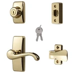 Ideal Security Lever With Deadbolt Lock For Storm And Screen Doors, Bright. Fixed Price $68.19.