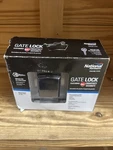 National Hardware's Smartkey Gate Lock W/ Security, Black, N109 V1270. Fixed Price $18.95.