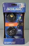 Schlage Keyed Deadbolt, Black Finish, Professional Grade Security, P515-609. Fixed Price $19.95.