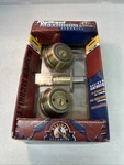 New Kwikset Maximum Security Polished Brass Deadbolt Double Cylinder Nos. Fixed Price $20.00.