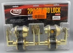 Premier 2PK Reversible Lever Lockset LED02C-2 US3 Brass Finish. Fixed Price $65.95.