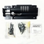 Lockey Usa MS-40 Black Slide-bolt Combination Indoor/outdoor Keyless MS40. Fixed Price $34.00.