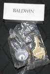 Baldwin 8322 260 Mortise Single Cylinder Keyway 1-1/8" Chrome With Keys New. Fixed Price $34.95.