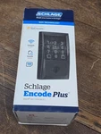 Schlage Encode Plus * Smart Wifi Deadbolt BE499WBCEN622 Door Lock Matte Black. Fixed Price $252.00.