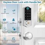 Harfo Fingerprint Smart Door Locks For Front With Handle Set, App Control,. Fixed Price $47.52.