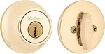 Kwikset 96600-013 Single Cylinder Deadbolt, Exterior Keyed Polished Brass. Fixed Price $14.95.