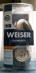 Weiser Satin Nickel Single Cylinder Deadbolt (9GDC94710-049) Fs. Fixed Price $35.00.