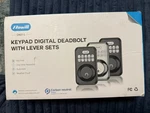 Zowill DK01-L Keypad Digital Deadbolt Black Lever Sets Auto-lock Weather Proof. Fixed Price $39.99.