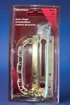Hillman Deadbolt Door Chain Brass Finish New Package 851214 Pc. Fixed Price $11.00.