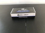 *new* Delaney Sliding Pocket Door Lock - Contemporary Square Black. Fixed Price $20.00.