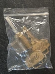 Pella Hinged Sliding Patio Door Lock Cylinder W/ 2 Keys - Chrome Face. Fixed Price $25.00.