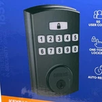 Brinks 1859 Electronic Keypad Deadbolt Matte Black New Sealed. Fixed Price $39.99.