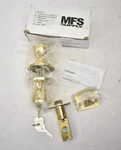 Mfs Supply Polished Brass Entry Lock Keys 76667 Hardware Pack Door Kit. Fixed Price $11.19.
