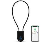 Fingerprint Cable Lock, 6" Long Smart Padlock With Bluetoot.... Fixed Price $52.03.