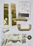 Schlage Lever Trim 09-446 03L 605 Bright Brass For Passage Function -no Cylinder. Fixed Price $160.00.
