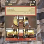 Mountain Security Keyed Entry & Deadbolt Combo Pack Polished Brass, Alike. Fixed Price $41.73.