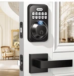 Zowill Fingerprint Door Lock, Keypad W/2 Handles, Keyless Entry, Deadbolt. Fixed Price $98.99.