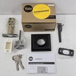 Yale Ellington Single Cylinder Deadbolt Oil Rubbed Bronze YELT32.US10B. Fixed Price $44.69.