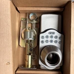 Traditional Electronic Keypad Deadbolt Door Lock, Keyed Entry, Satin Nickel. Fixed Price $53.58.