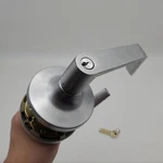 Yale Door Lever Entry Lock Double Cylinder Satin Chrome Only AU5417LN. Fixed Price $179.99.