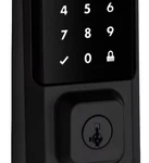 Kwikset Halo Touch Smart Lock Fingerprint Wi-fi Deadbolt Matte Black. Fixed Price $145.00.