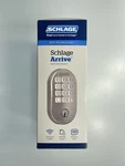 Schlage Arrive Smart Wifi Deadbolt Satin Nickel Oval Shape. Fixed Price $134.00.