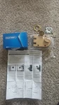 Sumbin Jimmy Proof Deadbolt Door Lock Single Cylinder Gold Finish. Fixed Price $23.99.