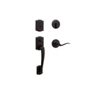 Kwikset Prescott Single Cylinder Front Door Handleset W/sedona Lever Matte Black. Fixed Price $64.99.