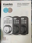 Kaadas KA302 Digital Fingerprint Keypad Deadbolt Satin Nickel. Fixed Price $75.00.