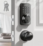 Ulecoce Keyless Entry Keypad Deadbolt Handle Set U18 - Black. Fixed Price $48.46.