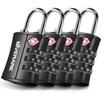 4PACK Tsa Approved Travel Luggage Locks Combination Keyless 3-DIGIT Padlock. Fixed Price $13.38.