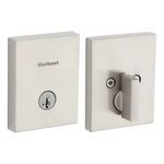 Kwikset San Clemente Deadbolt Lock, Satin Nickel Rectangle Exterior Keyed Fro.... Fixed Price $69.17.