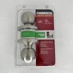 Tell Manufacturing Passage Door Knob Set CL500002 Heavy Duty Stainless Steel New. Fixed Price $21.24.