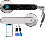 Fingerprint Door Handle - Keyless Entry, Biometric Smart Lock With Wifi Con. Fixed Price $164.99.