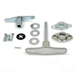 Non Locking Garage Door Up 2" Thick Inside & Outside Handles Hardware. Fixed Price $22.99.
