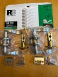 2 New Reliabilt Hall/closet Door Handles Satin Nickel Finish Olivia. Fixed Price $20.00.