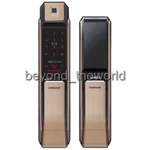 Samsung Zigbang SHP-P71 Keyless Fingerprint Push Pull Digital Smart Door Lock. Fixed Price $253.41.