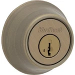 (2)-KWIKSET 660 Single Cylinder Deadbolt With Smartkey, Polished Antique Brass. Fixed Price $59.82.