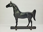Vintage Cast Iron Horse Doorstop Virginia Metalcrafters Signed Kings Genius 1938. Fixed Price $125.00.