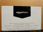 Amazon Basics Grade 133MM H Uppper X 294.5MML Lower, Satin Nickel. Fixed Price $95.00.