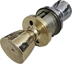 Kwikset Titan Us 3X26 Brass Chrome Privacy Bed And Bath Tulip Knob Lockset. Fixed Price $26.99.