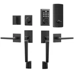 Natsukage Electronic Keypad Deadbolt Matte Black A-SJ03017. Fixed Price $54.24.