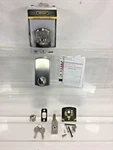 Defiant Electronic Deadbolt Satin Nickel Model 1001 392 551 New Open Box E16-14. Fixed Price $17.95.
