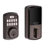 Kwikset Aura Bluetooth Keypad Smart Lock Venetian Bronze Deadbolt 99420-002. Fixed Price $64.95.