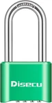 1 Pack Disecu Heavy Duty 4 Digit Combination Lock, 2.5 Inch Long Shackle Outdoor. Fixed Price $17.86.