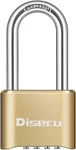 Pack Disecu Heavy Duty 4 Digit Combination 2.5 Inch Shackle, 1P, Gold Brass. Fixed Price $17.58.