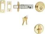 Schlage B60NB60 Single Cylinder Deadbolt, Brass. Fixed Price $29.99.