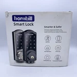 Hornbill Smart Lock Deadbolt Touchscreen Keypad App Control Custom Security New. Fixed Price $82.96.