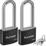 Puroma Pack Keyed Padlock With 3 Keys, 2.5 Inch Locker 40MM Heavy-duty. Fixed Price $11.32.